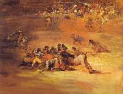 Francisco Jose de Goya Scene of Bullfight oil on canvas